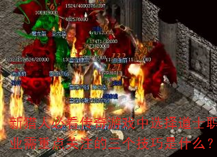 �����˱ؿ�������Ϸ��ѡ���ʿְҵ���ص��ע������������ʲô��