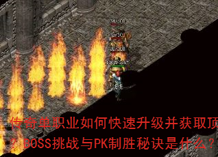 ���浥ְҵ��ο�����������ȡ����װ����BOSS��ս��PK��ʤ�ؾ���ʲô��