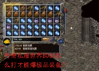 ����˽������BOSS��ô����ܱ���Ʒװ����