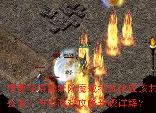 ��Ҫ��ý�����ħ��ָ����Ӧ����ô����������Ϸ���Բ�����⣿
