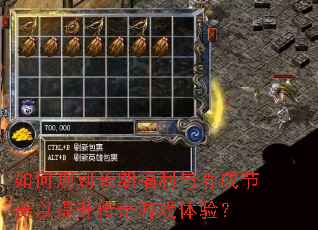 如何规划长期福利与养成节奏以提升传奇游戏体验? 如何规划长期福利与养成节奏以提升传奇游戏体验?
