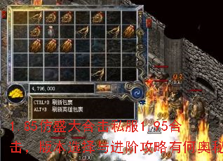 1.85仿盛大合击私服1.95合击,版本选择与进阶攻略有何奥秘? 1.85仿盛大合击私服1.95合击,版本选择与进阶攻略有何奥秘?