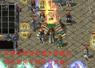 如何快速提升盛大热血传奇私服角色等级与装备? 如何快速提升盛大热血传奇私服角色等级与装备?