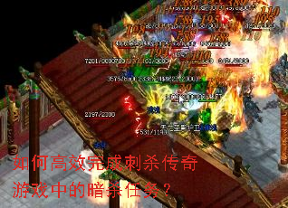 如何高效完成刺杀传奇游戏中的暗杀任务? 如何高效完成刺杀传奇游戏中的暗杀任务?