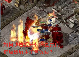 如何快速提升怀旧复古传奇原始版本角色等级? 如何快速提升怀旧复古传奇原始版本角色等级?