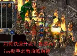 如何快速升级?西游online新手必看攻略解析 如何快速升级?西游online新手必看攻略解析