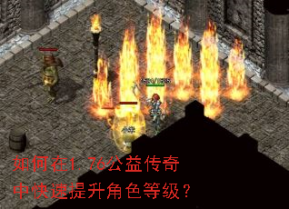 如何在1.76公益传奇中快速提升角色等级? 如何在1.76公益传奇中快速提升角色等级?