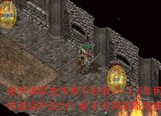 迷失单职业传奇手机版v1.0.5如何快速提升战力?新手开局攻略有哪些? 迷失单职业传奇手机版v1.0.5如何快速提升战力?新手开局攻略有哪些?