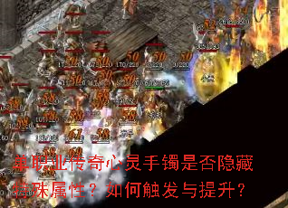 单职业传奇心灵手镯是否隐藏特殊属性?如何触发与提升? 单职业传奇心灵手镯是否隐藏特殊属性?如何触发与提升?